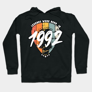 1992 Birthday Guitar Guitarist Hoodie